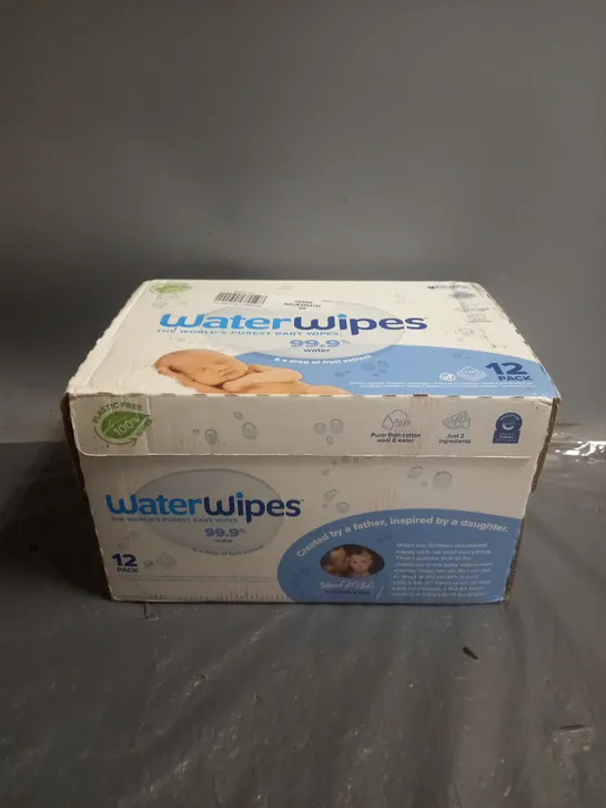 BOXED WATERWIPES 12PACK BABY WIPES