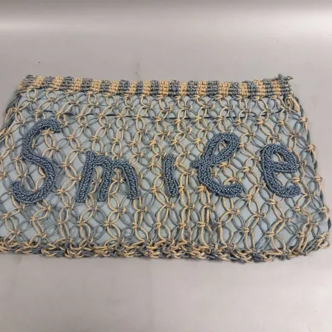 BRAND NEW BROWN PEPPER HANDBAGS 'SMILE' CLUTCH BAG