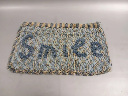 BRAND NEW BROWN PEPPER HANDBAGS 'SMILE' CLUTCH BAG