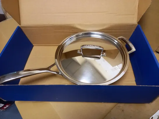 LE CREUSET 3-PLY STAINLESS STEEL NON-STICK CHEF PAN