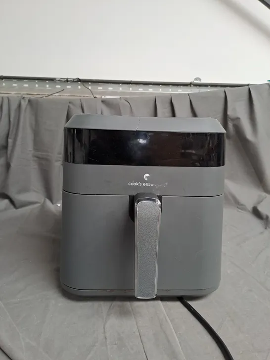 BOXED COOK'S ESSENTIALS 5.8L AIR FRYER IN SLATE GREY