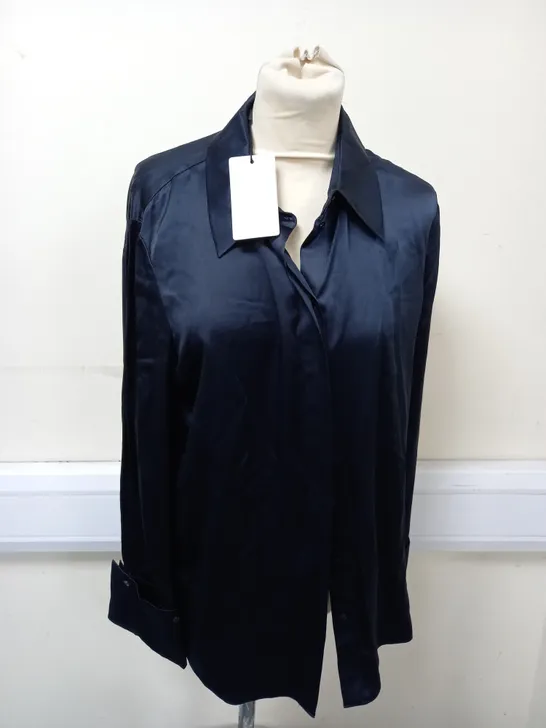 REISS HAILEY-SILK SHIRT SIZE 12