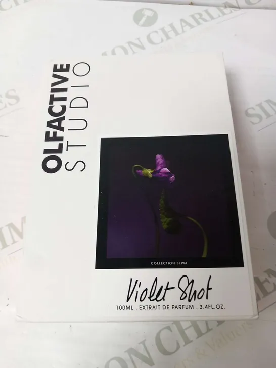 BOXED OLFACTIVE STUDIO VIOLET SHOT COLLECTION SEPIA EXTRAIT DE PARFUM 100ML