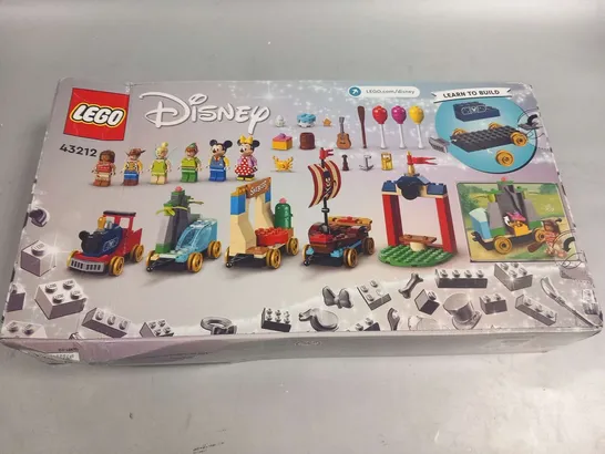 BOXED LEGO DISNEY 43212 CELEBRATION TRAIN