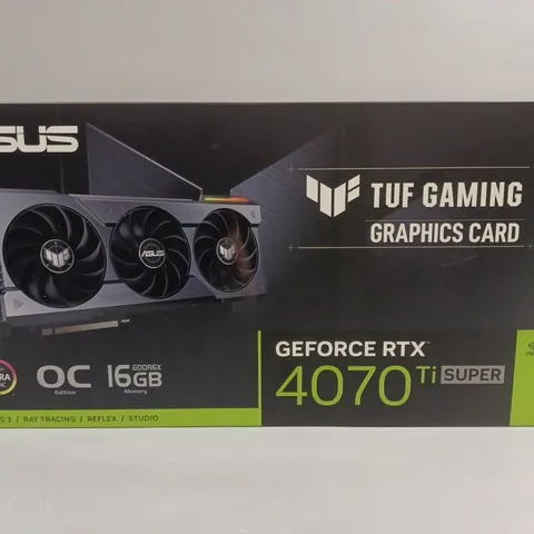 SEALED ASUS GEFORCE RTX 4070 TI SUPER GRAPHICS CARD