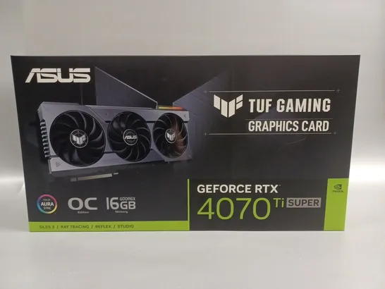 SEALED ASUS GEFORCE RTX 4070 TI SUPER GRAPHICS CARD