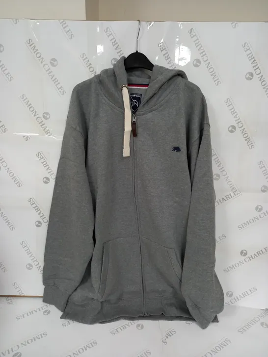 RAGING BULL NEW SIGNATURE HOODIE IN GREY - XXL 