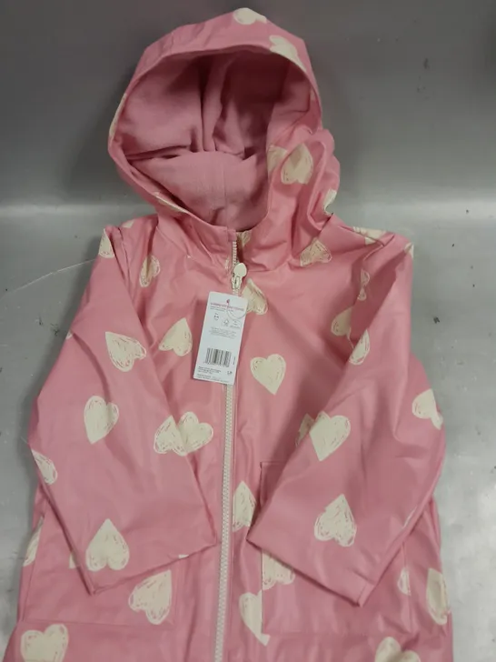 TU LOVE HEART PRINT CHILDRENS JACKET - 3-4YRS 