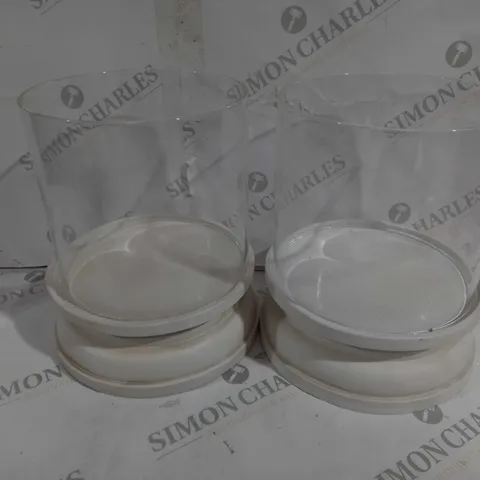 SET OF 2 HOMEWORX CANDLE HOLDERS