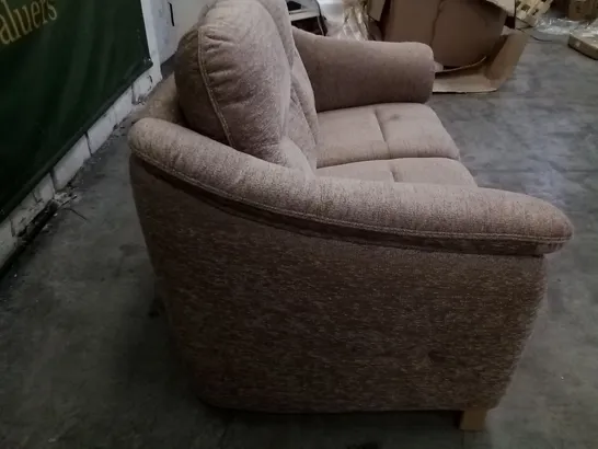 QUALITY BRITISH DESIGNER G PLAN JACKSON 2 SEATER A070 BOUCLE COCOA FABRIC 