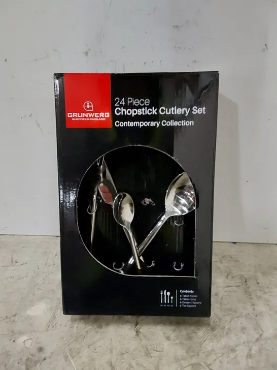 BOXED GRUNWAY 24 PIECE CUTLERY SET 