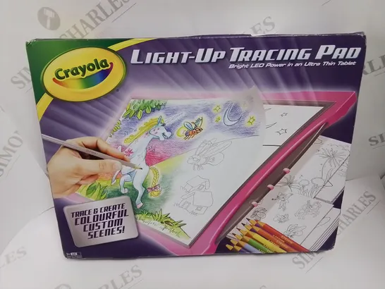 BOXED CRAYOLA LIGHT UP TRACING PAD ASSORTMENT  RRP £26.99