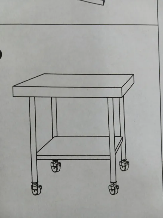 WHEELED STORAGE/SERVICE TROLLEY