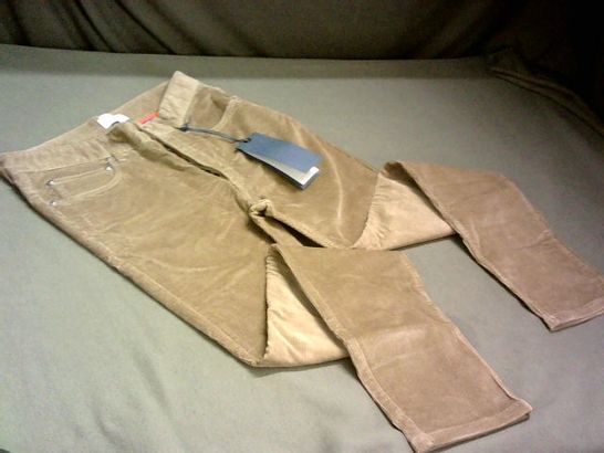 SPOKE REGULAR BROWN CORD TROUSERS - W32