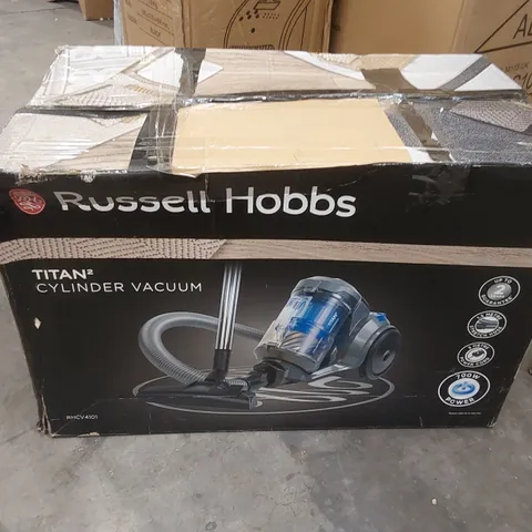 BOXED RUSSELL HOBBS TITAN2 BAGLESS CYLINDER VACUUM CLEANER 