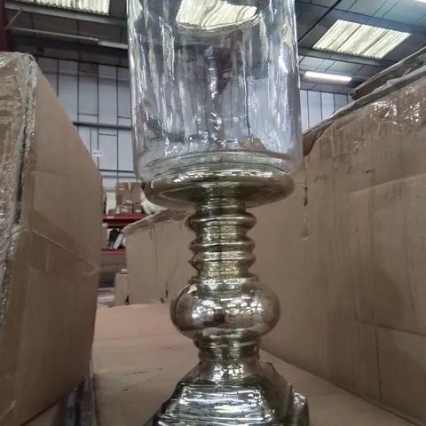 BOXED 41CM GLASS TABLE TOP HURRICANE 