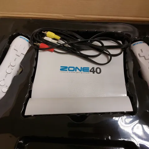 ZONE 40 INTERACTIVE WIRELESS GAMING CONSOLE