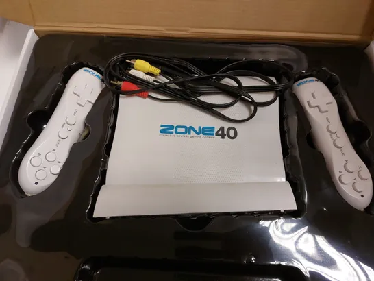 ZONE 40 INTERACTIVE WIRELESS GAMING CONSOLE