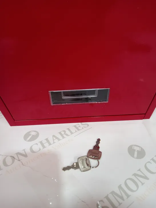 STERLING RED CLASSIC POST BOX