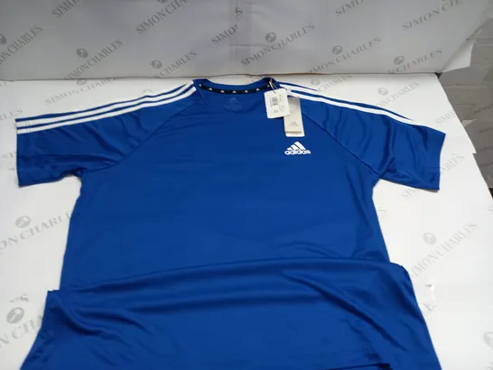 ADIDAS SERENO T-SHIRT IN BLUE - XL