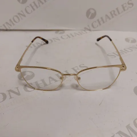 ANGELICA ASPIRE SQUARE GOLD EFFECT EYEGLASSES 