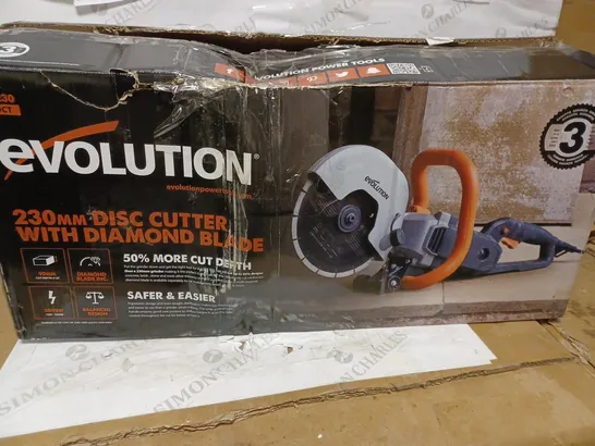 EVOLUTION R230DCT 230MM CONCRETE SAW