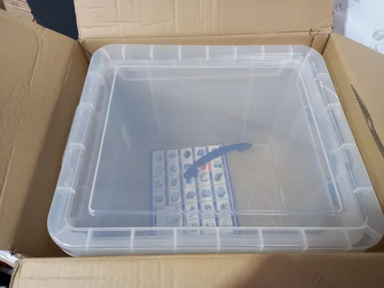 REALLY USEFUL BOX CLEAR STORAGE BOX 