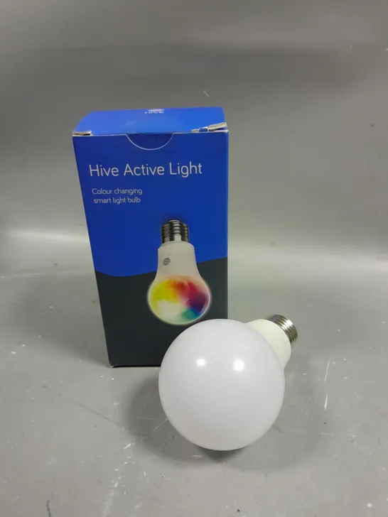 BOXED HIVE ACTIVE LIGHT COLOUR CHANGING SMART BULB 