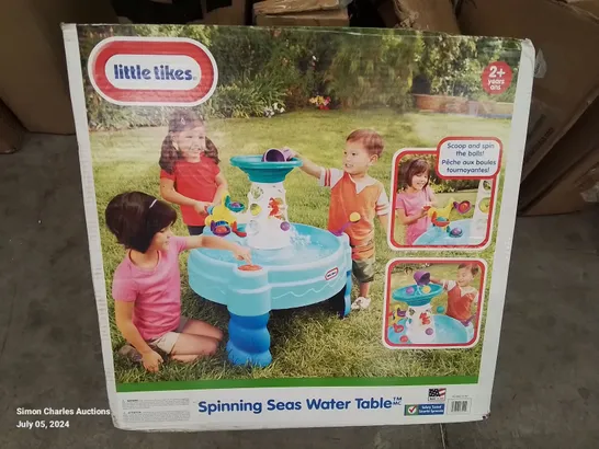 BOXED LITTLE TIKES SPINNING SEAS WATER TABLE RRP £18