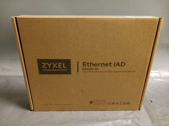 BOXED ZYXEL ETHERNET AD DUAL-BAND WIRELESS AX1800 GIGABIT ETHERNET IAD