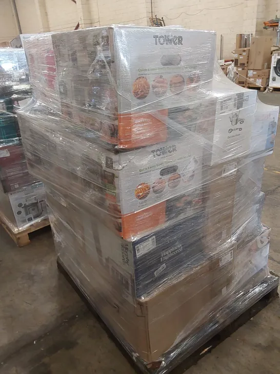 PALLET OF APPROXIMATELY 37 UNPROCESSED RAW RETURN HOUSEHOLD AND ELECTRICAL GOODS TO INCLUDE;