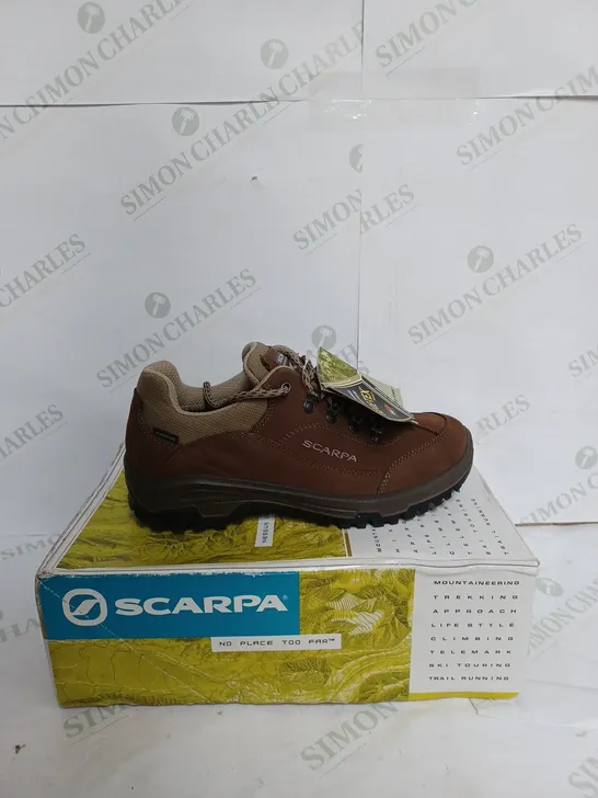 SCARPA CYRUS GTX WMN WALKING BOOTS IN BROWN - EU 40