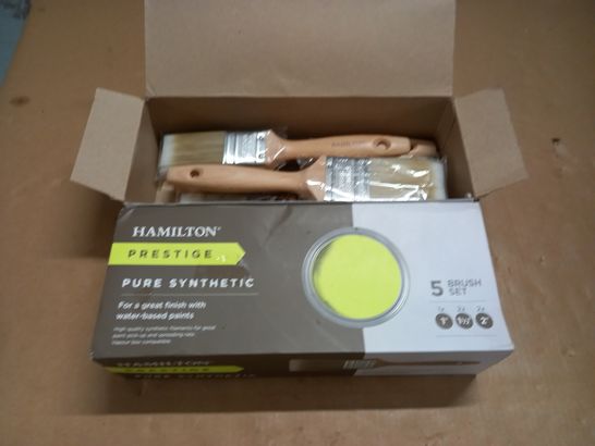 HAMILTON PRESTIGE PURE SYNTHETIC 5 BRUSH SET