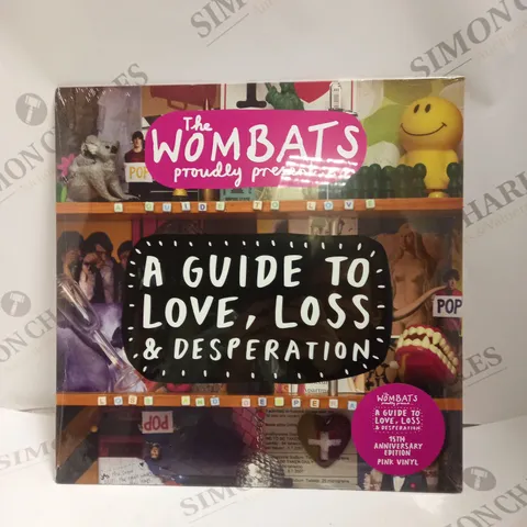 BOXED & SEALED THE WOMBATS "A GUIDE TO LOVE, LOSS & DESPERATION" 15TH ANNIVERSARY EDITION PINK VIYNL 