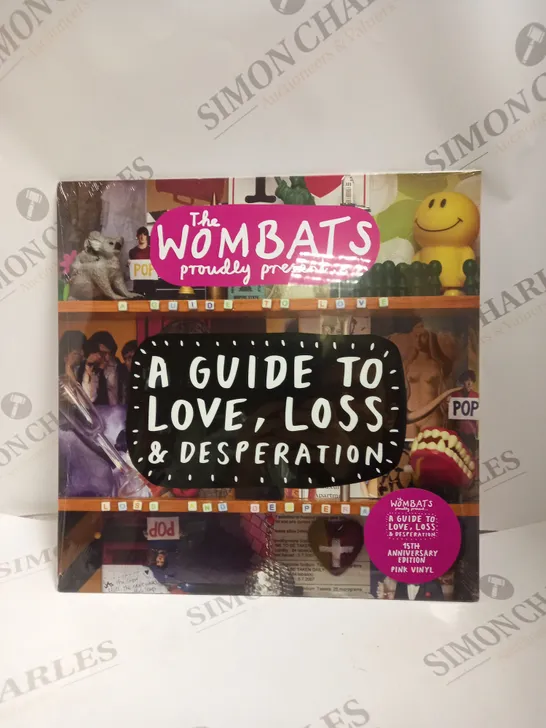 BOXED & SEALED THE WOMBATS "A GUIDE TO LOVE, LOSS & DESPERATION" 15TH ANNIVERSARY EDITION PINK VIYNL 