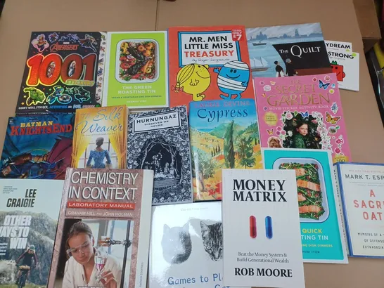LARGE QUANTITY OF ASSORTED BOOKS TO INCLUDE MERLIN SHELDRAKE ENTANGLED LIFE, MICHAEL CONNELLY THE WRONG SIDE OF GOODBYE AND THE EDGE CHRONICLES