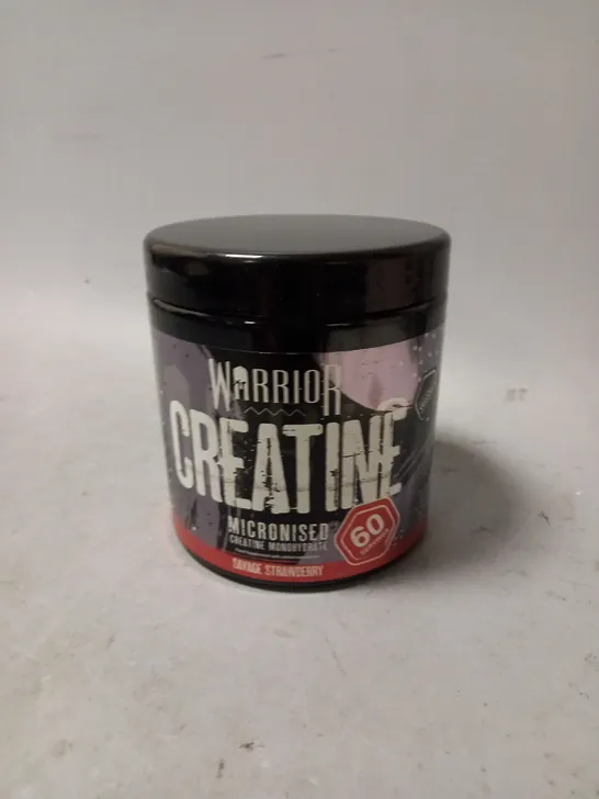 SEALED WARRIOR MICRONIZED CREATINE MONOHYDRATE - SAVAGE STRAWBERRY - 300G