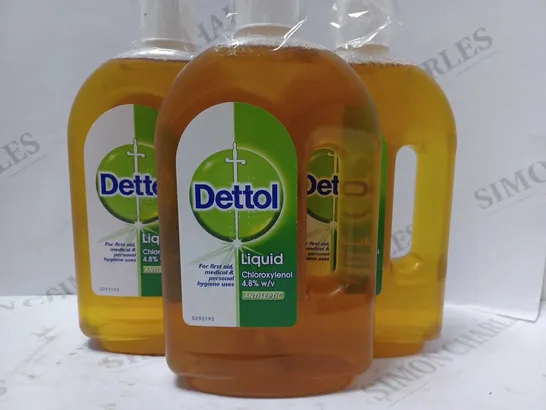 LOT OF APPROX 10 X 750ML DETTOL ANTISEPTIC DISINFECTANT LIQUID