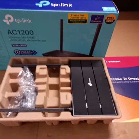 BOXED TP-LINK AC1200 WIRELESS MU-MINO MODEM ROUTER