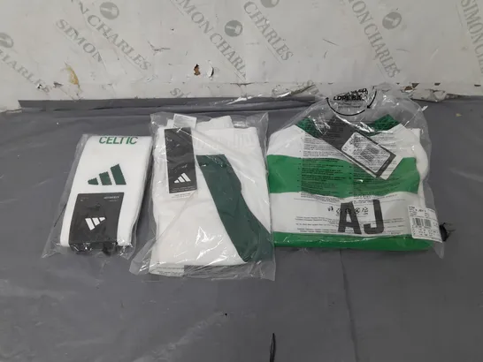 ADIDAS X CELTIC FOOTBALL GOODS, SOCKS AND KIT UK 9-10 