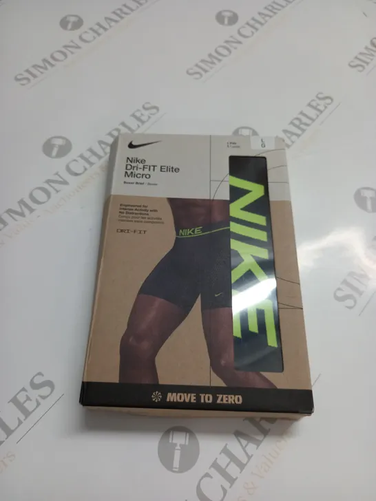 NIKE DRI-FIT ELITE MICRO BOXER BRIEFS SIZE L ( 1 PAIR)