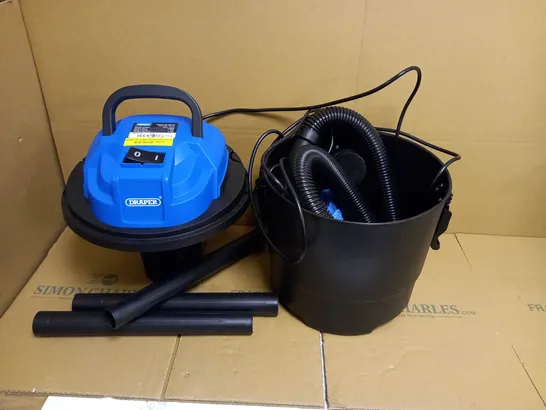 DRAPER 90107 230V 1250W 15L WET AND DRY VACUUM CLEANER