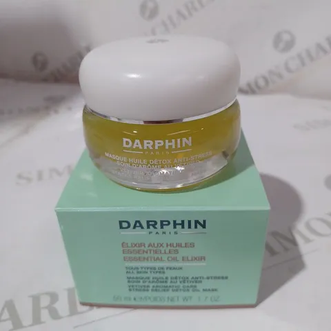 DARPHIN  ESSENTIAL OIL ELIXIR VETIVER AROMATIC CARE STRESS RELIEF DETOX OIL MASK 50ML/1.7OZ