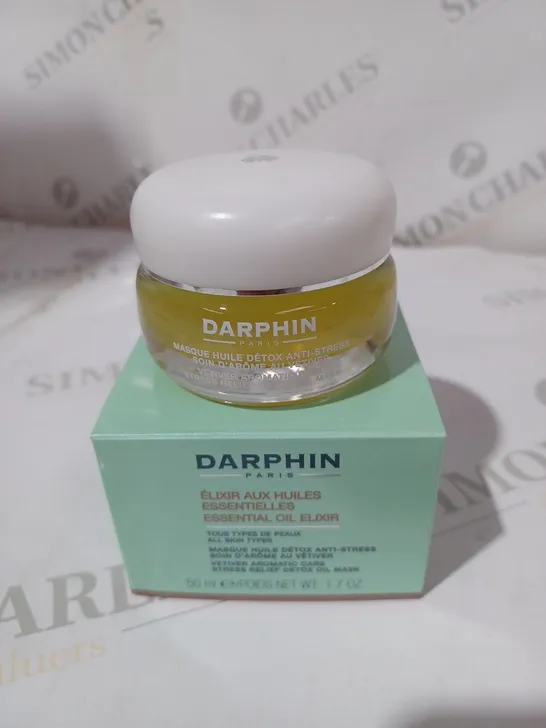 DARPHIN  ESSENTIAL OIL ELIXIR VETIVER AROMATIC CARE STRESS RELIEF DETOX OIL MASK 50ML/1.7OZ