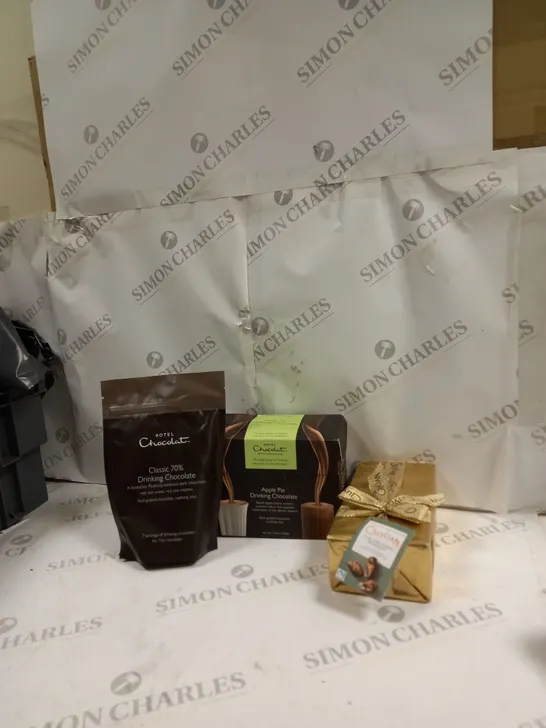 BOX OF CHOCOLATE TO INCLUDE GUYLIAN AND HOTEL CHOCOLAT 