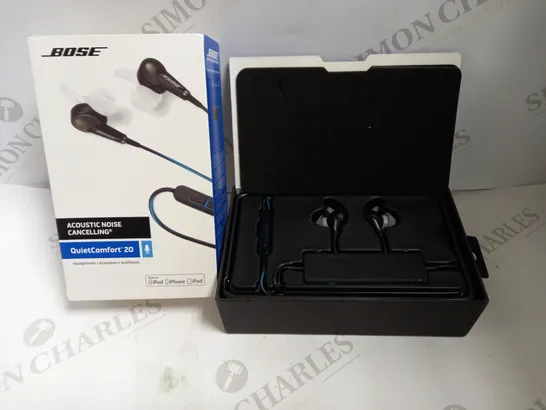 BOSE QUIETCOMFORT 20 IN-EAR HEADPHONES - BLACK