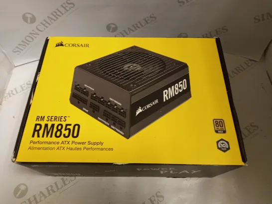 BOXED CORSAIR RM SERIES RM850 ATX POWER SUPPLY