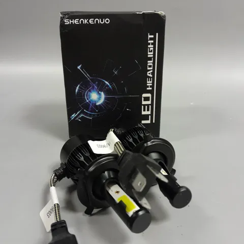 BOXED SHENKENUO LED HEADLIGHT PAIR - H4/HB2/9003