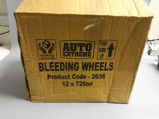 APPROXIMATELY 12 AUTO EXTREME BLEEDING WHEELS COLOUR CHANGING WHEEL CLEANER 720ML