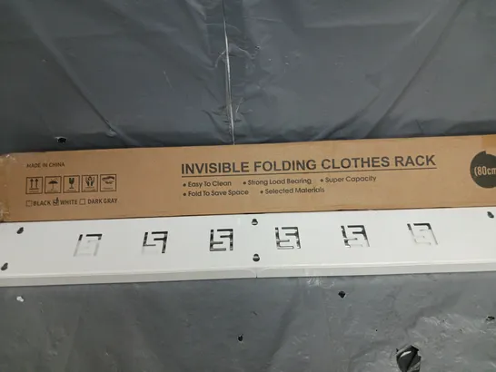 BOXED INVISIBLE CLOTHES RACK 80CM 